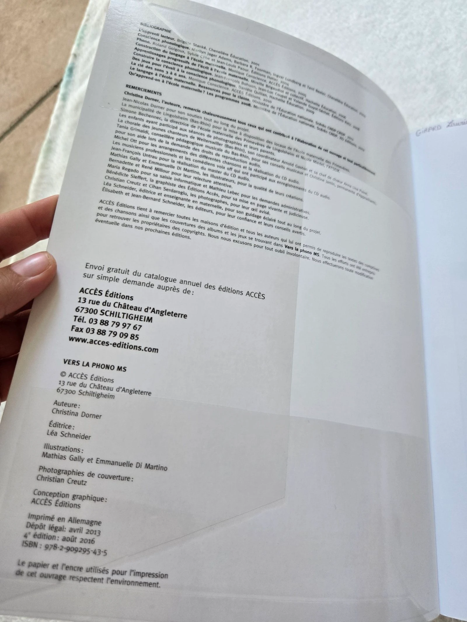Vers la phono MS Accès Éditions – photo 6